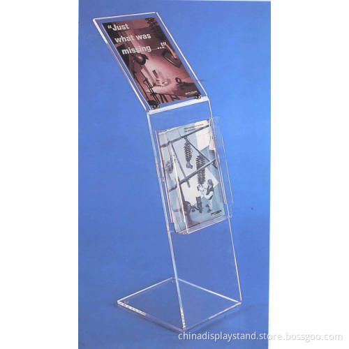 acrylic brochure display stand